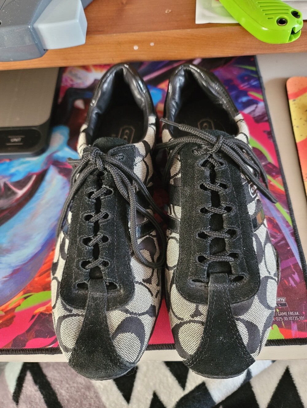 Black /white coach shoes size 6 women   Style Katelyn